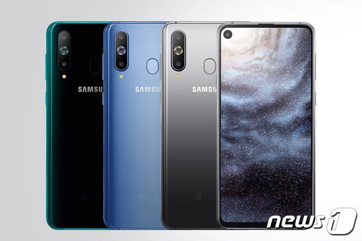 본문 이미지 - 최초로 인피니티-O 디스플레이 기술을 채택한 삼성 갤럭시A8s (삼성전자 제공) ⓒ 뉴스1