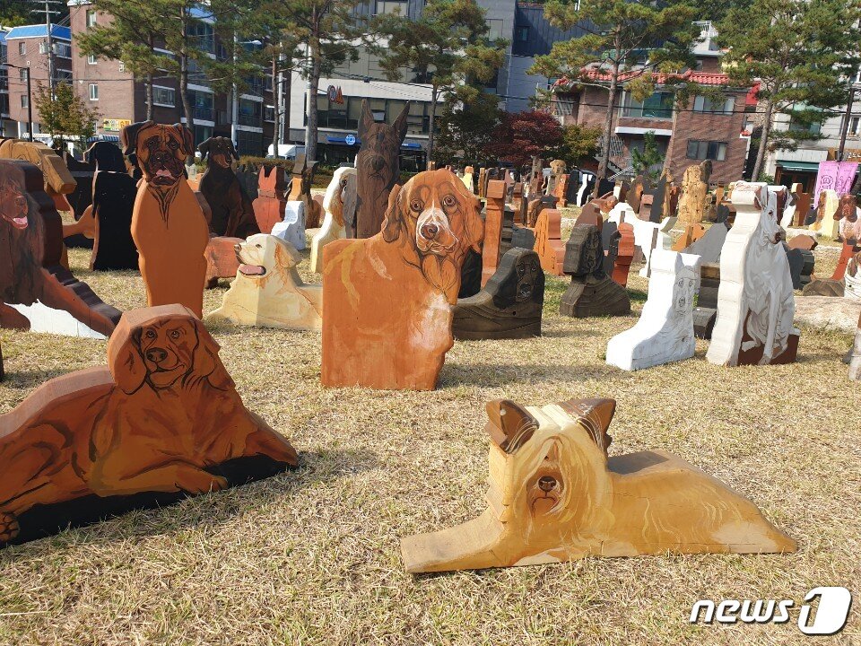본문 이미지 - 작품 &#39;1025: 사람과 사람 없이&#39; ⓒ 뉴스1