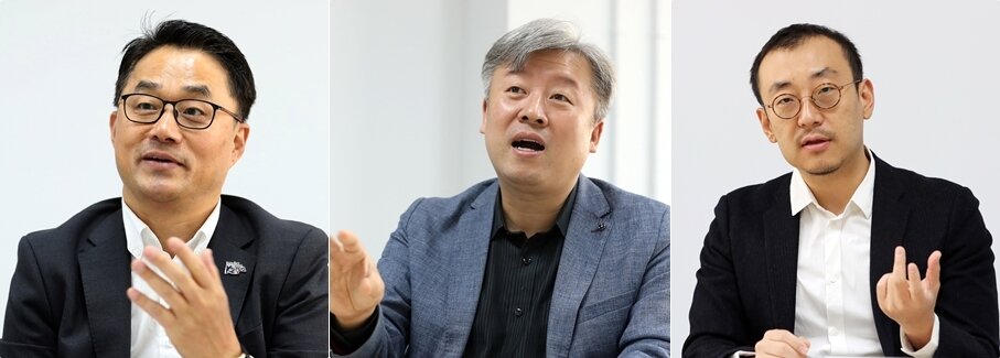 본문 이미지 - 박철현 한국관광공사 실장(왼쪽), 정남호 경희대학교 교수, 양박사 익스피디아 이사ⓒ 뉴스1