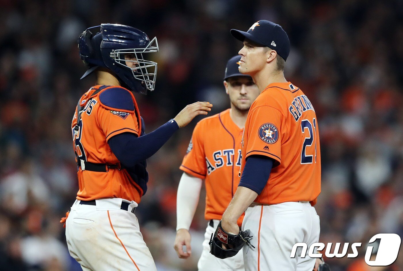 본문 이미지 - 휴스턴이 월드시리즈 7차전서 패하며 우승에 실패했다. ⓒ AFP=뉴스1