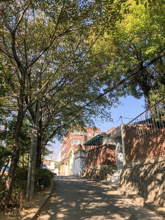 본문 이미지 - 인천 세무서와 그 옆길