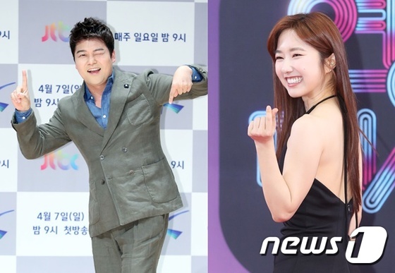 전현무(왼쪽)와 이혜성 © 뉴스1