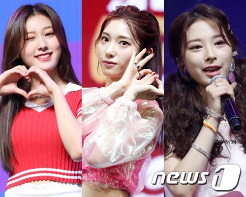 이달의 소녀 최리(왼쪽부터), 로켓펀치 수윤, 윤경© 뉴스1