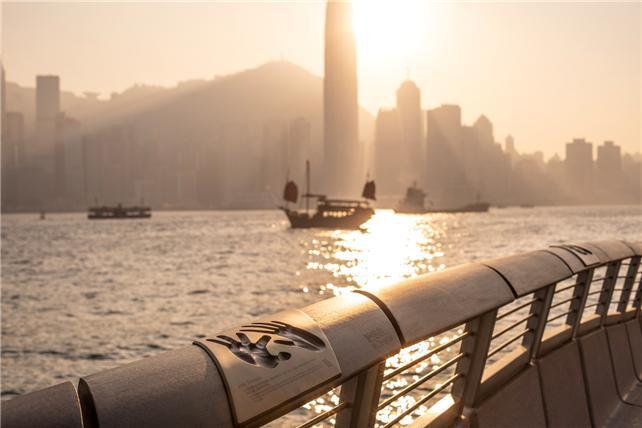 본문 이미지 - 스타의 거리의 일몰 풍경