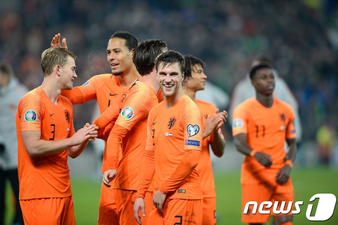 본문 이미지 - 네덜란드 축구대표팀. ⓒ AFP=뉴스1