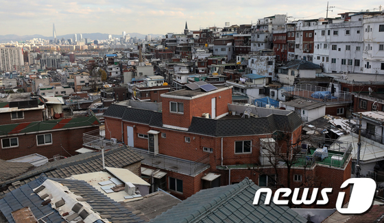 서울 용산구 한남3구역 전경.(자료사진)© News1 오대일 기자
