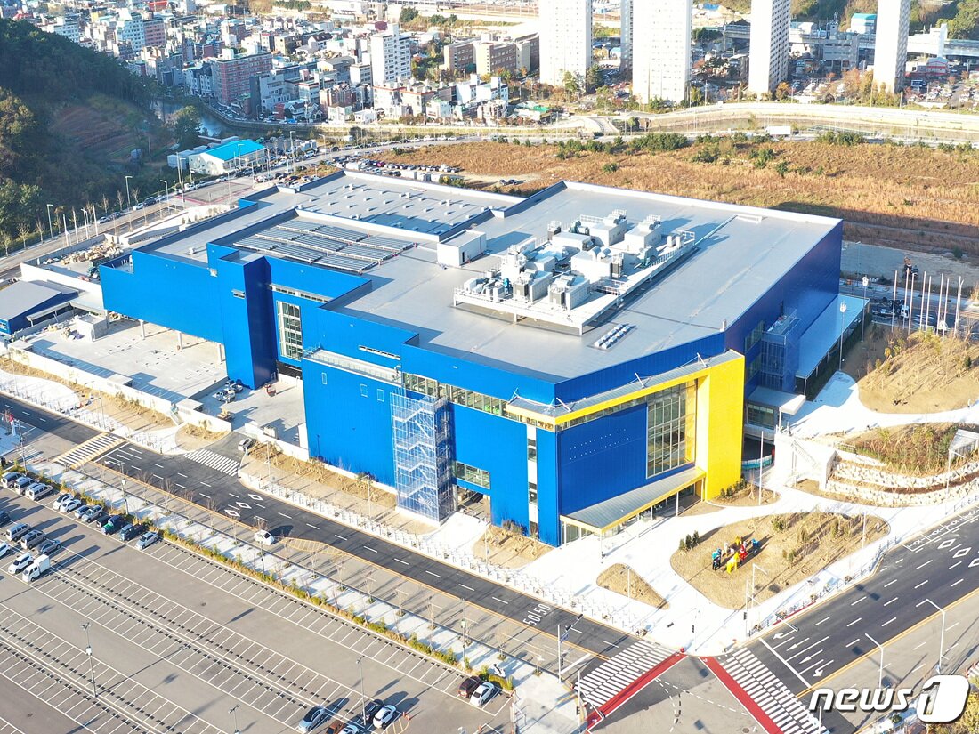 본문 이미지 - 다음해 2월 오픈을 앞두고 있는 이케아 동부산점 매장 전경 (이케아 제공) ⓒ 뉴스1