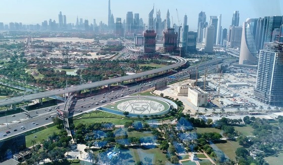 두바이 프레임 전망대에서 바라본 도시 전경© 뉴스1