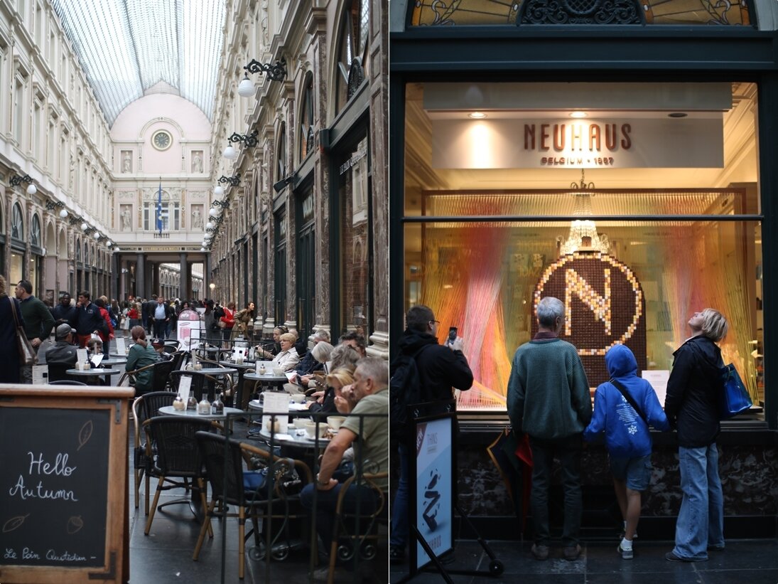 본문 이미지 - 로열갤러리의 전경(왼쪽), 노이하우스 매장 앞ⓒ 뉴스1 