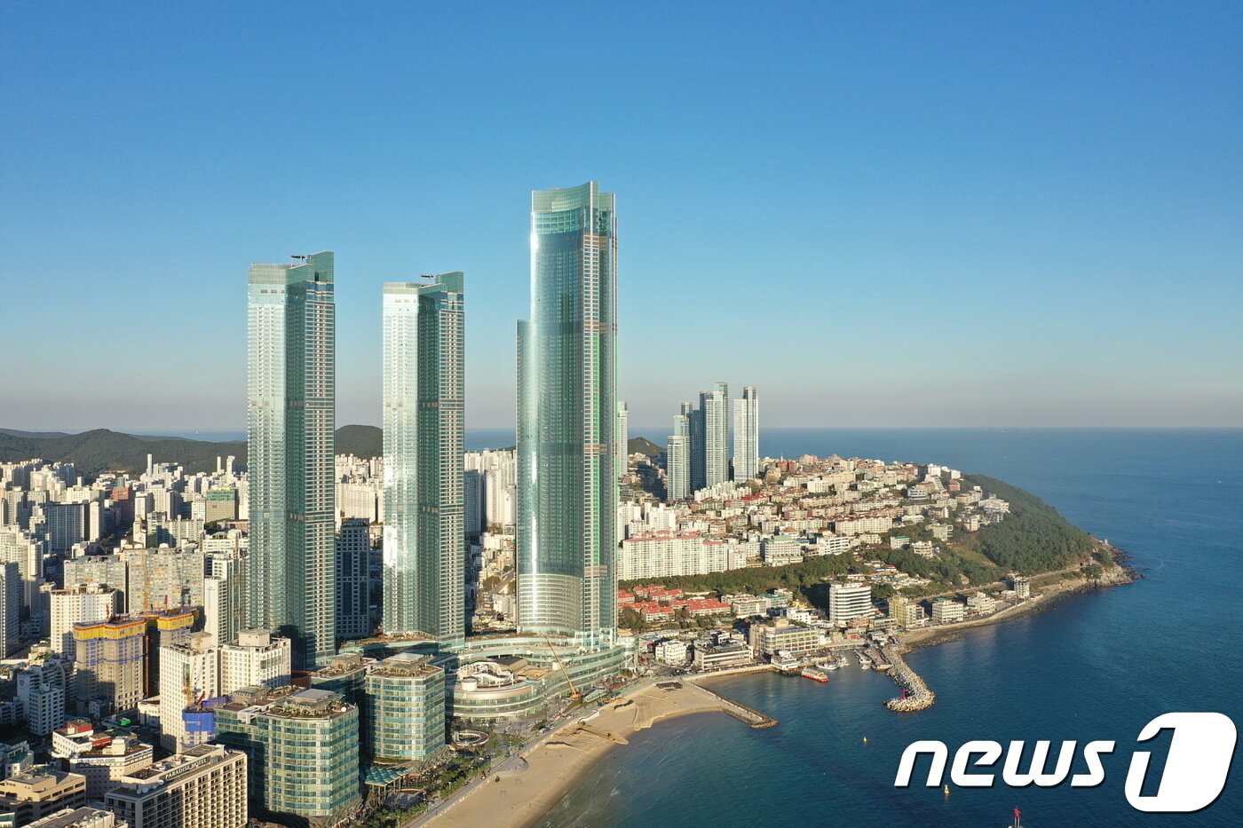 본문 이미지 - 포스코건설 해운대 '엘시티 더샵'. ⓒ 뉴스1