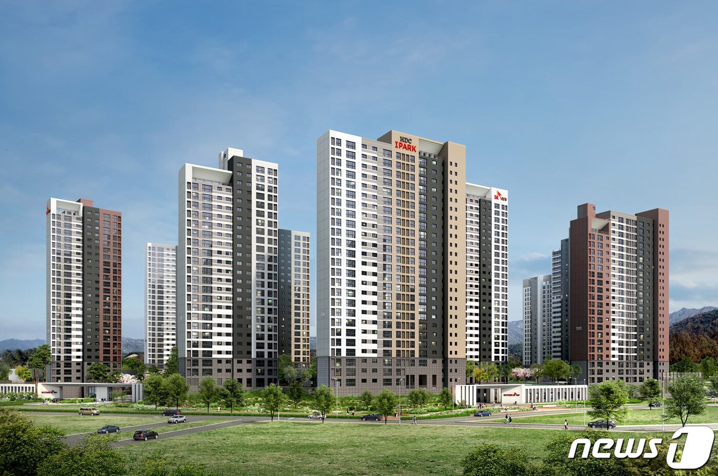 본문 이미지 - 광주 계림 아이파크 SK뷰 투시도.(SK제공)2019.12.13/뉴스1 ⓒ News1