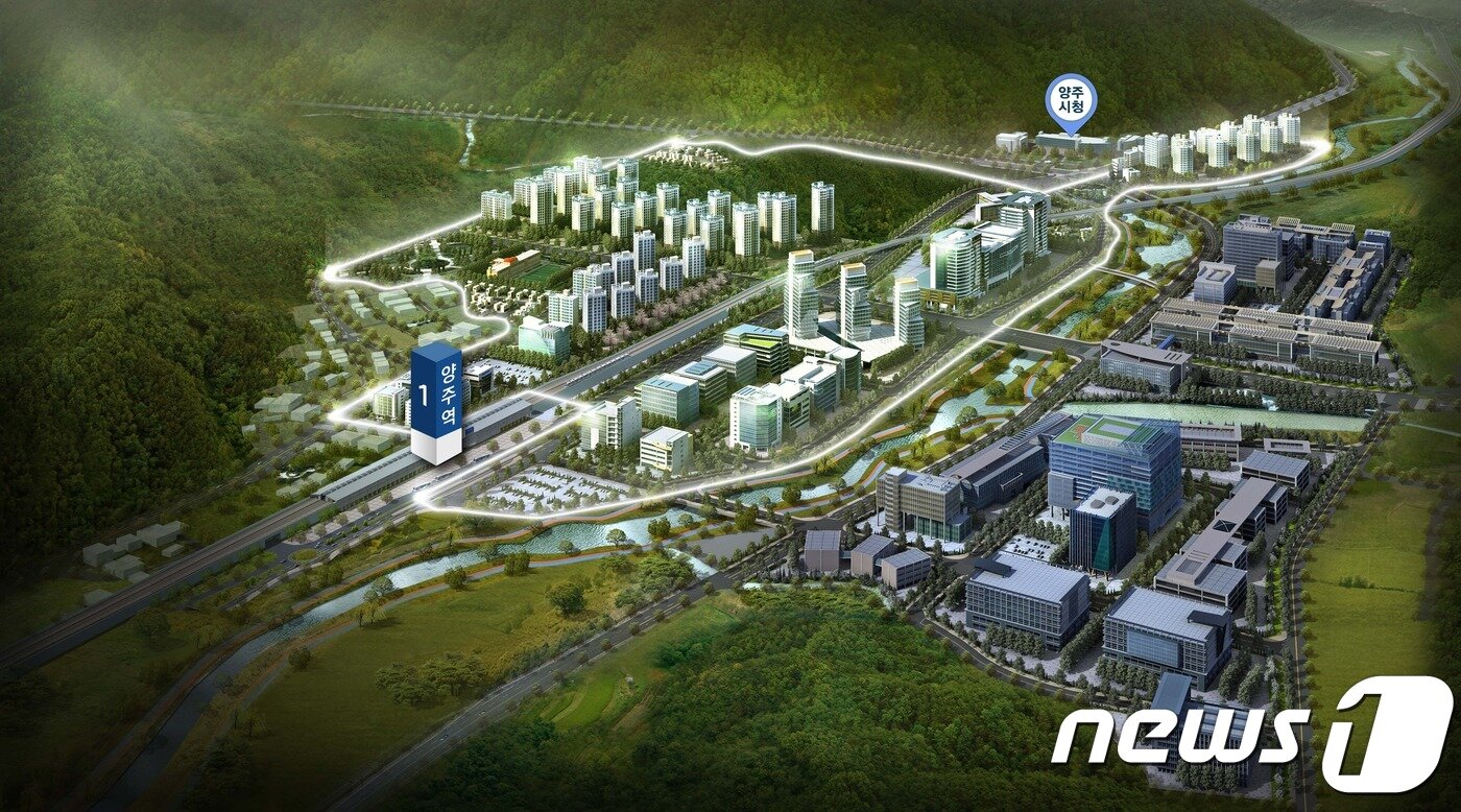 본문 이미지 - 양주역세권 조감도 ⓒ 뉴스1