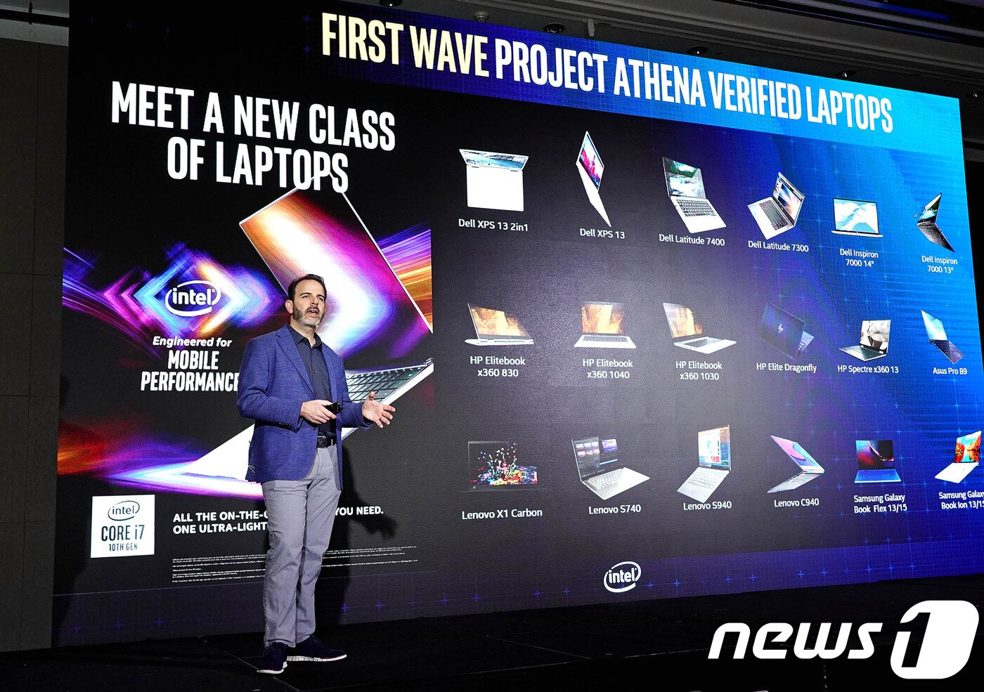 본문 이미지 - 조시 뉴먼(Josh Newman) 인텔 클라이언트 컴퓨팅 그룹 부사장 겸 모바일 혁신 부문 총괄(인텔 제공)2019.12.18/뉴스1 ⓒ 뉴스1