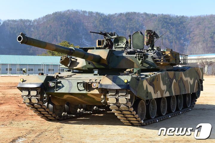 본문 이미지 - 현대로템 K1E1 전차(현대로템 제공)ⓒ 뉴스1