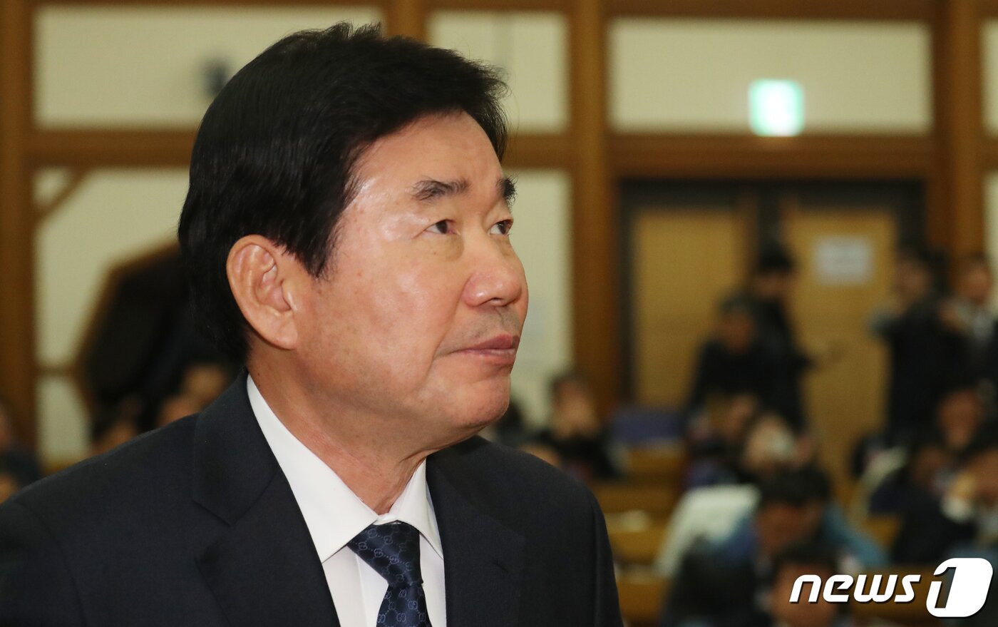 본문 이미지 - 김진표 더불어민주당 의원. 2019.12.4/뉴스1 ⓒ News1 김명섭 기자