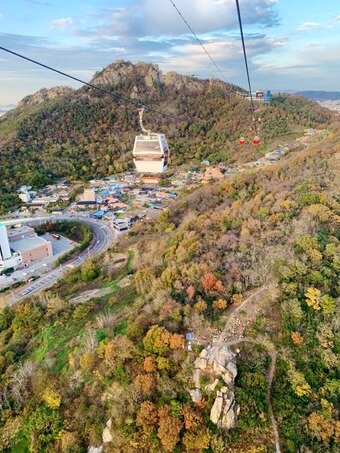본문 이미지 - 케이블카를 타고 바라본 풍경ⓒ 뉴스1