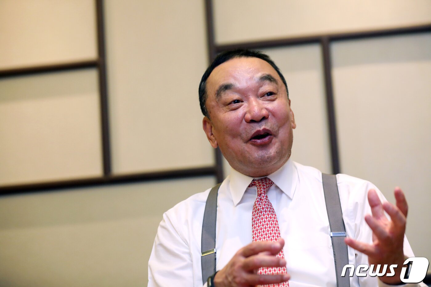 본문 이미지 - 구자철 한국프로골프협회 신임 회장. 2019.12.6/뉴스1 ⓒ News1 황기선 기자