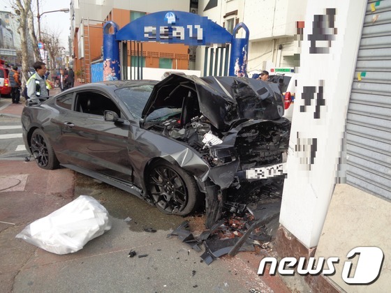 사고  현장(대전지방경찰청 제공)©© 뉴스1