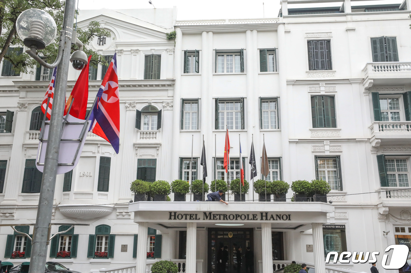 (하노이(베트남)=뉴스1) 성동훈 기자 = 제2차 북미 정상회담을 닷새 앞둔 22일 오전 베트남 하노이 소피텔 레전드 메트로폴 하노이 호텔. 2019.2.22/뉴스1