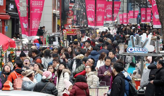 춘절 19만 中관광객 서울로…명동 관광·쇼핑 특수 기대