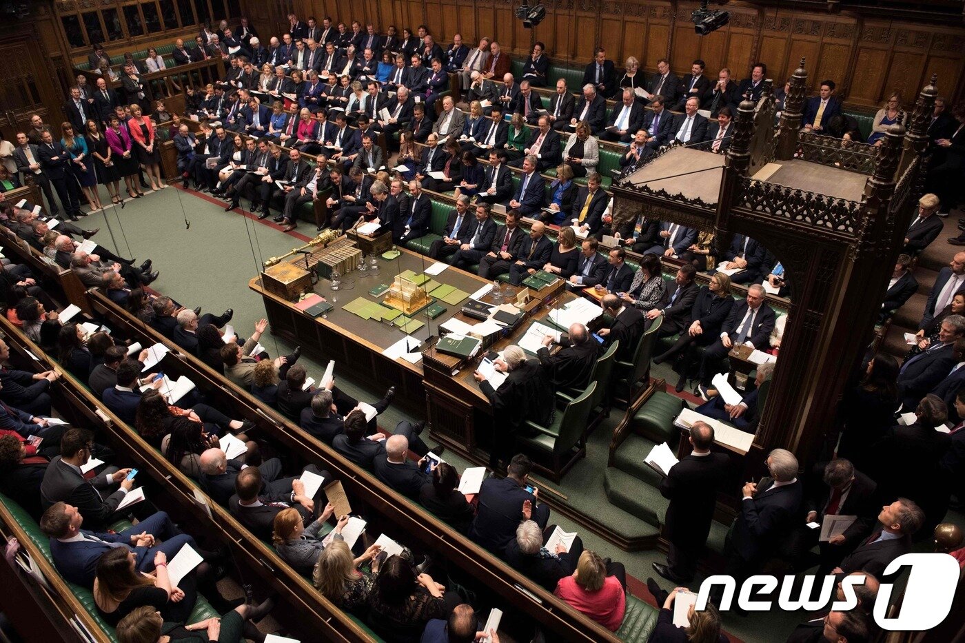본문 이미지 - 영국 하원. ⓒ AFP=뉴스1 ⓒ News1 우동명 기자