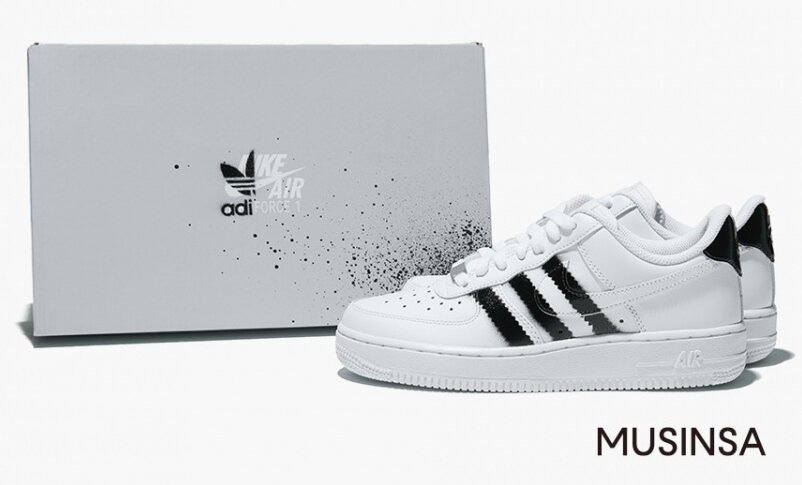 본문 이미지 - 무신사 나이키X아디다스 협업 상품 ⓒ 뉴스1(무신사 갈무리)
