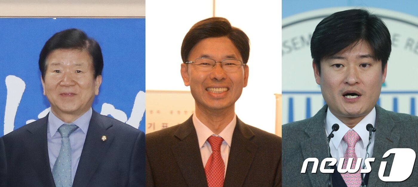 본문 이미지 - 서구 갑 출마 예상자인 박병석(왼쪽부터), 이영규, 김세환씨.ⓒ 뉴스1