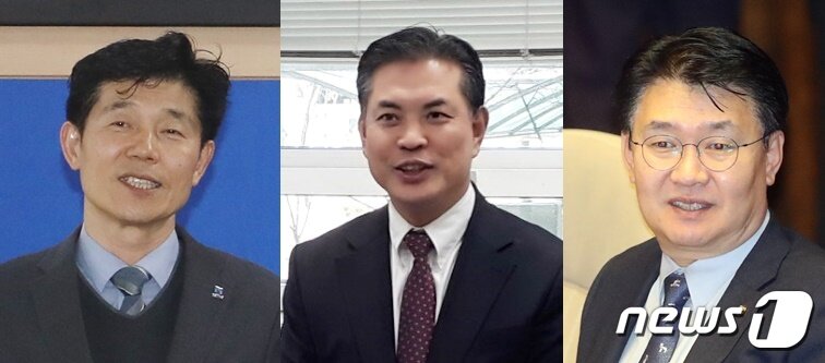 본문 이미지 - 대덕구 출마 예상자인 박종래(왼쪽부터), 박영순, 정용기씨.ⓒ 뉴스1