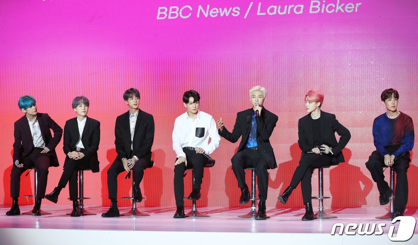 본문 이미지 - 방탄소년단(BTS) 뷔(왼쪽부터), 슈가, 진, 정국, RM, 지민, 제이홉 ⓒ News1