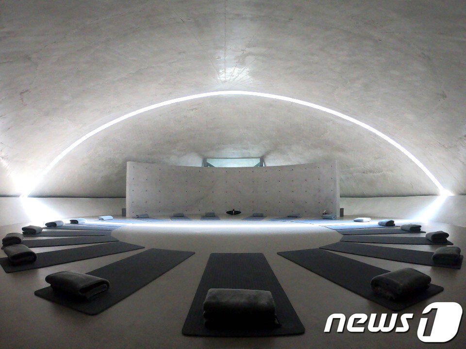 본문 이미지 - 뮤지엄산 명상관 내부(뮤지엄산 제공) ⓒ News1 