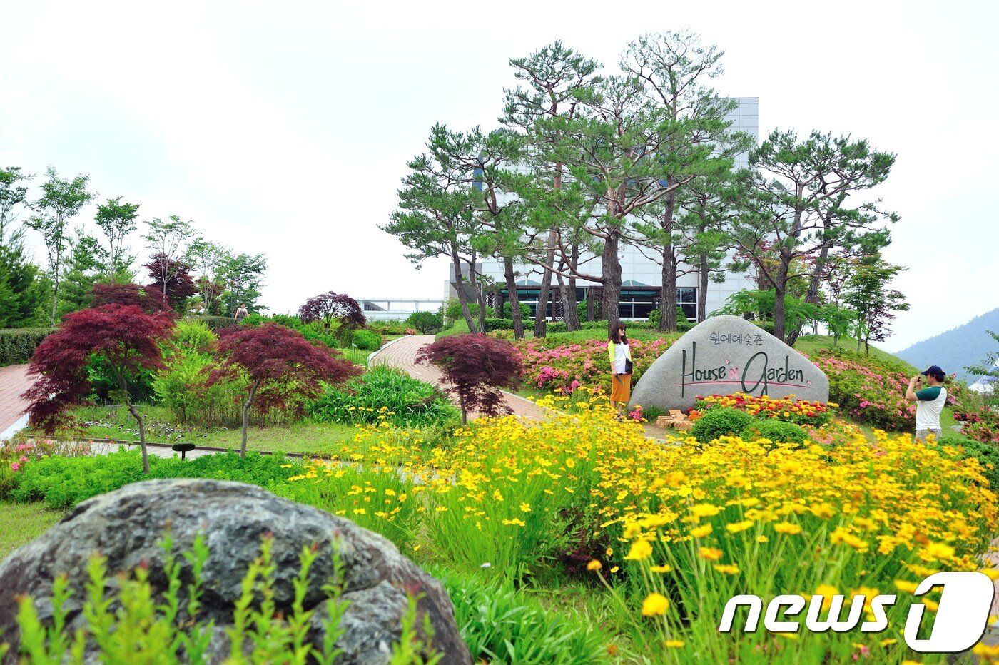 본문 이미지 - 남해군 삼동면 원예예술촌 모습(남해군제공)ⓒ 뉴스1