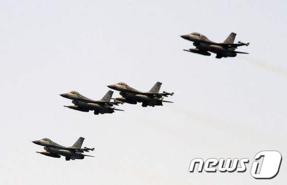 대만군의 F-16 전투기.(자료사진) © AFP=뉴스1