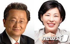 본문 이미지 - 진주을  내년 총선 출마 예상 인사(왼쪽부터 김재경 한국당 의원, 서소연 민주당 진주을지역위원장)ⓒ 뉴스1