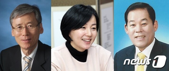 본문 이미지 - 사천·하동·남해선거구 총선 출마 예상 인사 (사진 왼쪽 부터 여상규 자유한국당 의원, 제윤경  민주당 의원, 최상화 전 청와대 춘추관장· 사진 무순))ⓒ 뉴스1