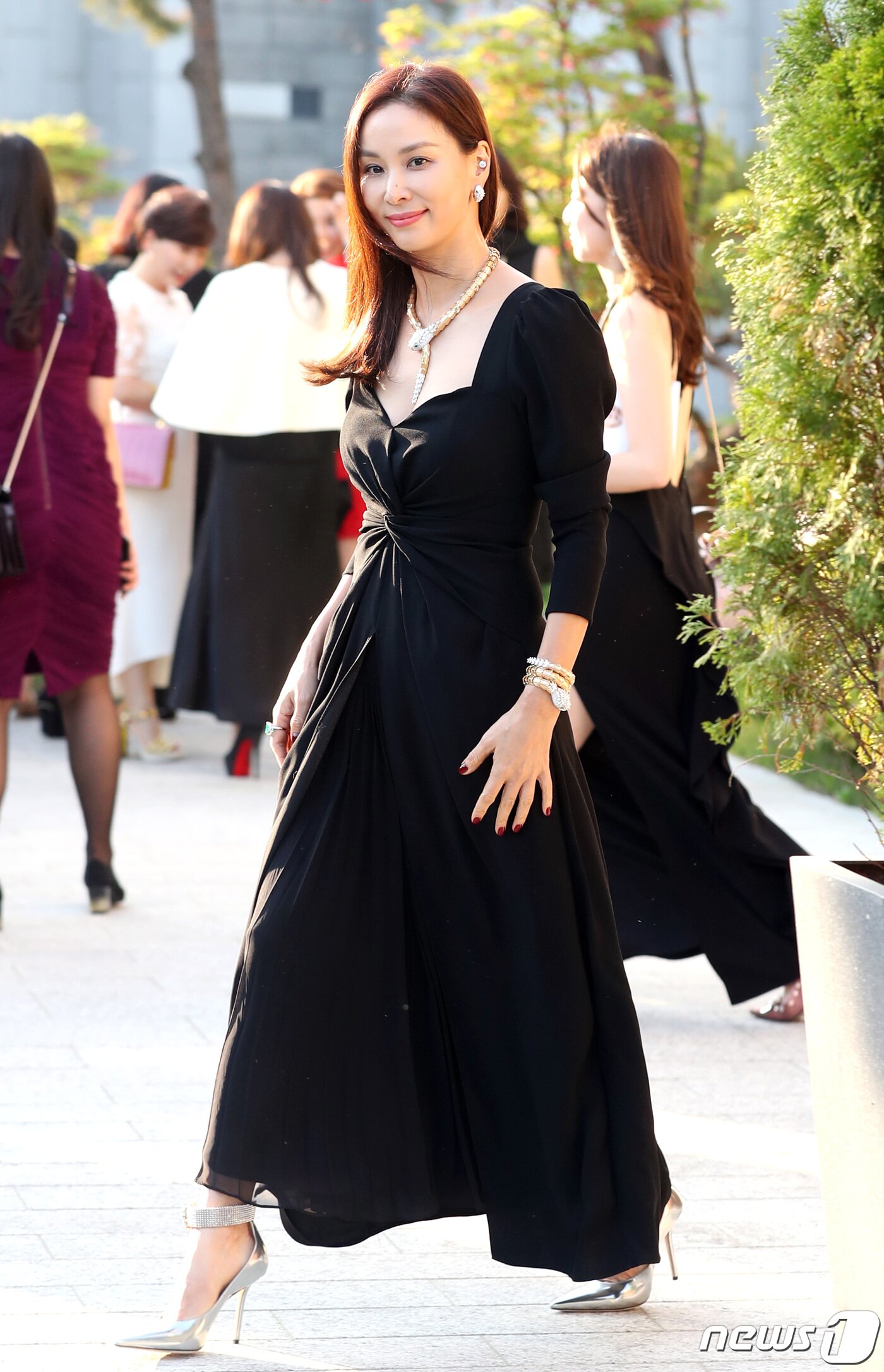 본문 이미지 - 배우 고소영이 16일 오후 서울 반얀트리 클럽 앤 스파에서 열린 한 이탈리아 브랜드 포토 행사에 참석하고 있다. 2019.5.16/뉴스1 ⓒ News1 권현진 기자