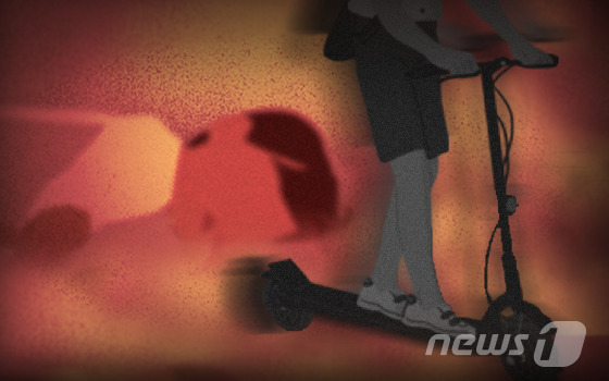 안양서 킥보드 타고 길 건너던 초등생, 우회전 통학버스에 치여 사망