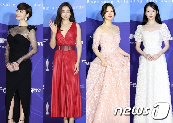 김혜수 이하늬 수지 아이유(왼쪽부터) / 뉴스1 © 뉴스1 권현진 기자