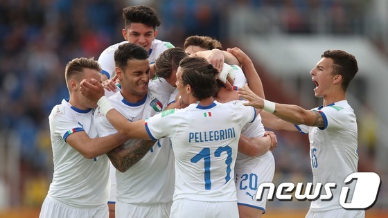이탈리아 U-20 대표팀. (FIFA 홈페이지 캡처) © 뉴스1