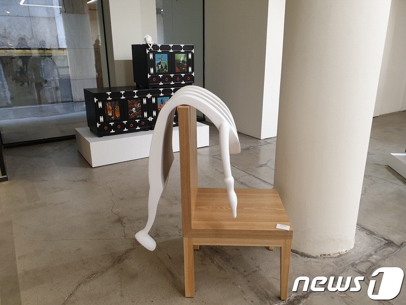 본문 이미지 - 함도하 &#39;오늘 너무 힘들어&#40;떡실신&#41;&#39;.ⓒ 뉴스1 이기림 기자