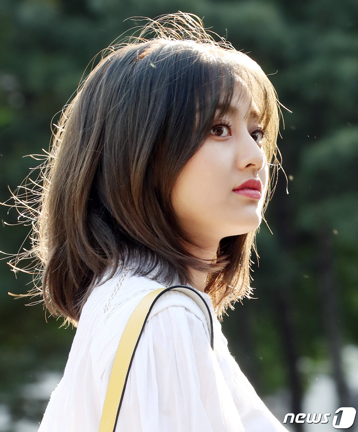 (서울=뉴스1) 권현진 기자 = 트와이스(TWICE) 지효가 3일 오전 서울 여의도 KBS에서 열린 KBS2 '뮤직뱅크'(뮤뱅) 리허설에 참석하고 있다. 2019.5.3/뉴스1