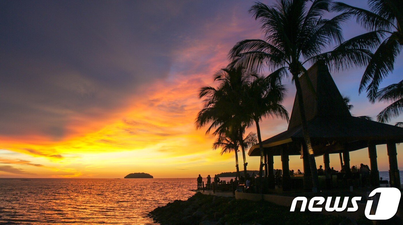 본문 이미지 - 코타키나발루 석양. NHN여행박사 제공