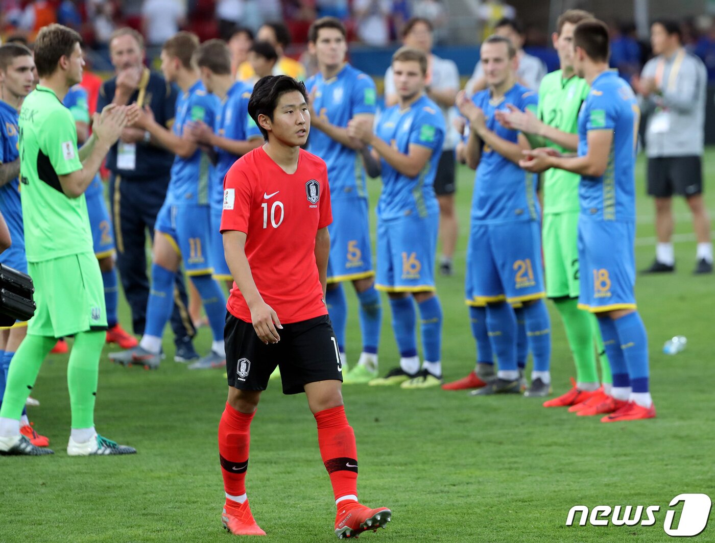 본문 이미지 - 2019년 U20 월드컵에서 최우수 선수로 선정된 이강인. /뉴스1 ⓒ News1 박정호 기자