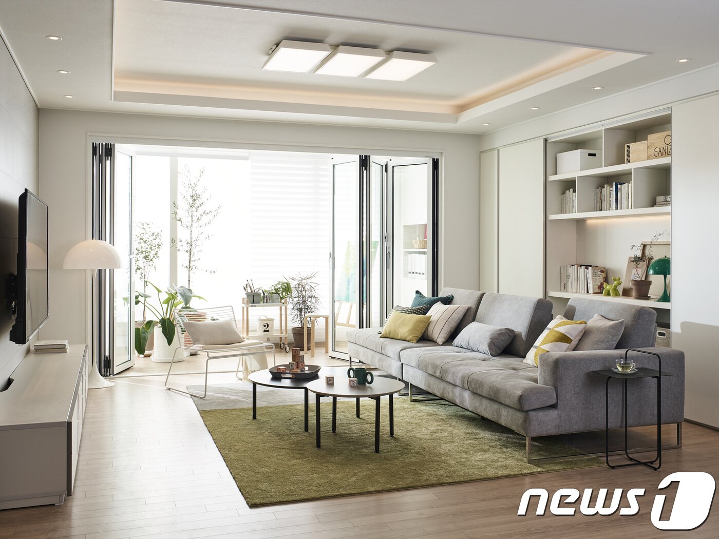 본문 이미지 - 집 전체를 수리하는 한샘의 리하우스패키지 '모던내추럴'(한샘 제공)ⓒ 뉴스1