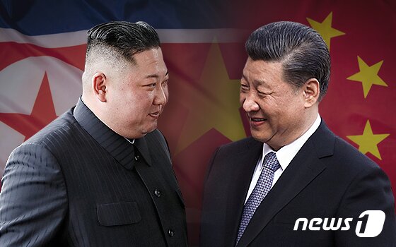 본문 이미지 - 김정은 북한 노동당 총비서, 시진핑 중국 국가주석.ⓒ News1 최수아 디자이너