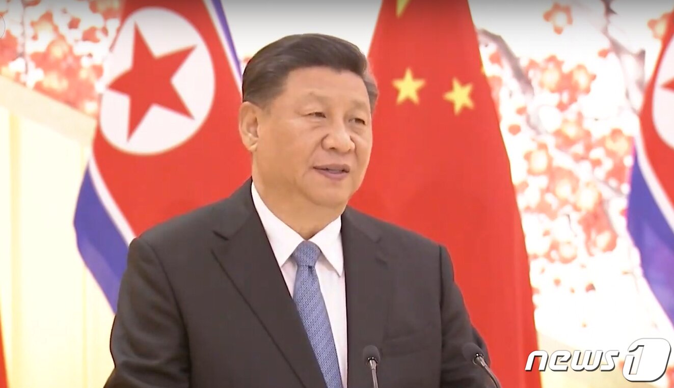 본문 이미지 - 시진핑 중국 국가주석 (CCTV 캡쳐) 2019.6.21/뉴스1 자료사진 