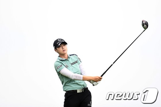 KPMG 위민스 PGA 챔피언십 마지막 라운드에 나선 박성현. © AFP=뉴스1