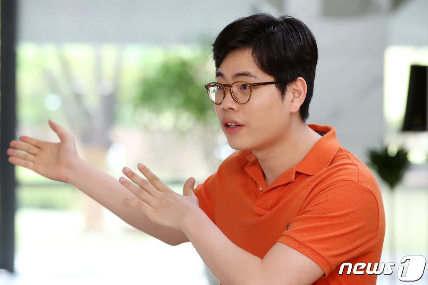 본문 이미지 - 김익근 CJ 오쇼핑 쇼호스트.2019.8.12/뉴스1 ⓒ News1 민경석 기자