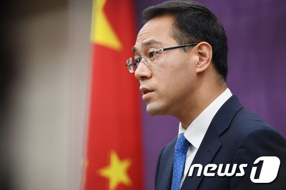 가오펑 중국 상무부 대변인. © AFP=뉴스1