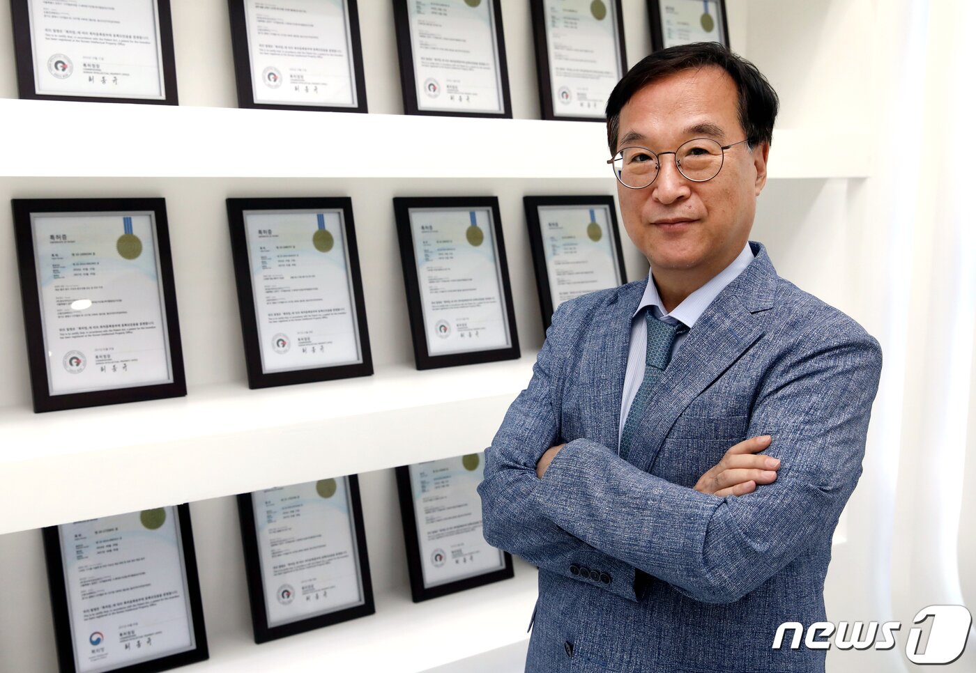 본문 이미지 - 정근석 큐브바이오 부회장(상임이사). 2019.7.15/뉴스1 ⓒ News1 구윤성 기자