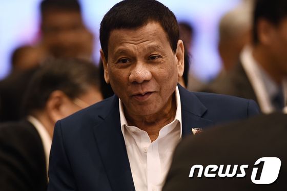 로드리고 두테르테 필리핀 대통령. © AFP=뉴스1